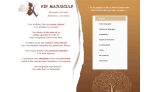 Vie-majuscule.fr thumbnail