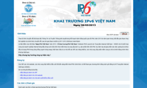 Vietnamipv6launch.vn thumbnail