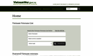 Vietnamwar.govt.nz thumbnail