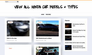 Viewallhondacarmodelsandtypes.blogspot.com thumbnail