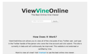 Viewvineonline.com thumbnail
