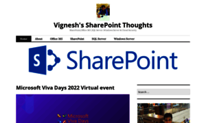 Vigneshsharepointthoughts.com thumbnail