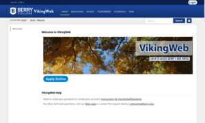Vikingweb.berry.edu thumbnail