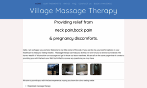Villagemassagetherapy.ca thumbnail