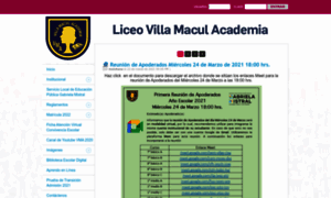 Villamaculacademia.k12.cl thumbnail