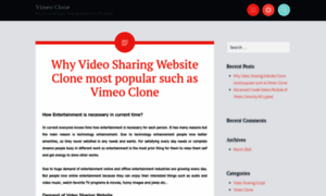 Vimeoclone.wordpress.com thumbnail