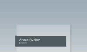 Vincentweber.net thumbnail