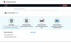 Vineyardcincinnati.freshservice.com thumbnail