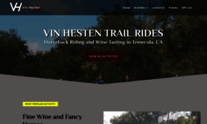 Vinhestentrailrides.com thumbnail