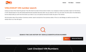 Vinlookup.biz thumbnail