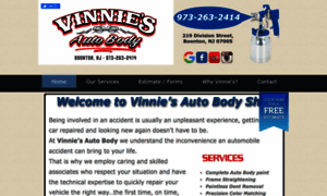 Vinniesautobody.com thumbnail