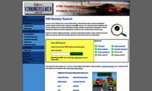 Vinnumbersearch.net thumbnail