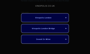 Vinopolis.co.uk thumbnail