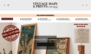 Vintage-maps-prints.com thumbnail