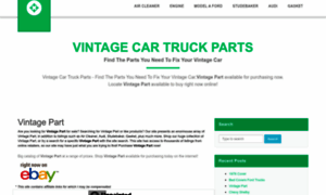 Vintagecartruckpartsshop.net thumbnail