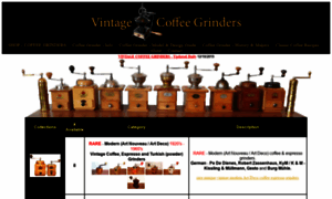 Vintagecoffeegrinders.com thumbnail