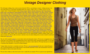 Vintagedesignerclothing.com thumbnail