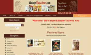 Vintagemagazines.com thumbnail