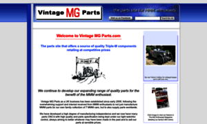 Vintagemgparts.com thumbnail