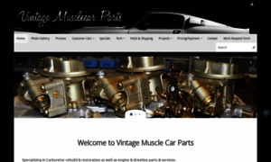 Vintagemusclecarparts.com thumbnail