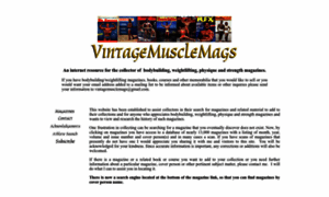 Vintagemusclemags.com thumbnail