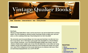 Vintagequakerbooks.com thumbnail