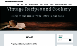 Vintagerecipesandcookery.com thumbnail