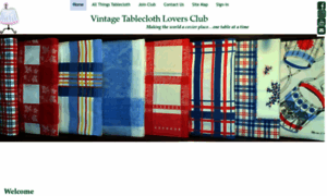 Vintagetableclothloversclub.com thumbnail