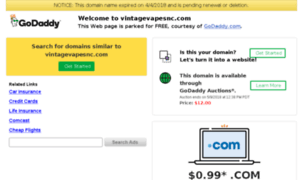Vintagevapesnc.com thumbnail