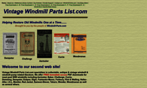 Vintagewindmillpartslist.com thumbnail