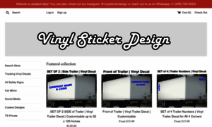 Vinylstickerdesign.com thumbnail