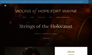 Violinsofhopefw.org thumbnail