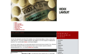 Vioxx-lawsuit.ca thumbnail