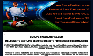 Vip.europe-fixedmatches.com thumbnail