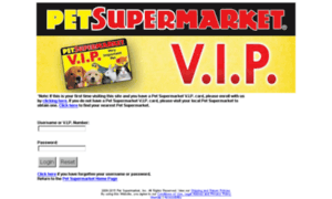 Vip.petsupermarket.com thumbnail