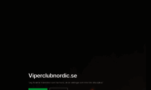 Viperclubnordic.se thumbnail