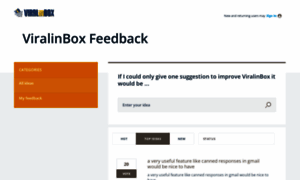 Viralinbox.uservoice.com thumbnail
