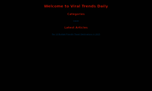 Viraltrendsdaily.com thumbnail