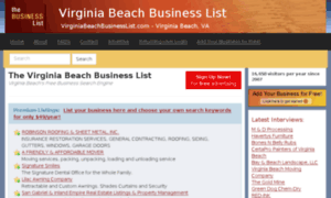 Virginiabeachbusinesslist.com thumbnail