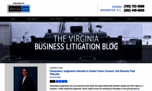 Virginiabusinesslitigationlawyer.com thumbnail