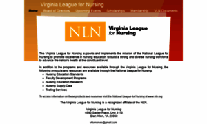 Virginialeaguefornursing.com thumbnail