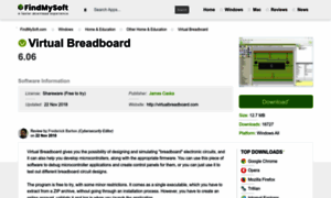 Virtual-breadboard.findmysoft.com thumbnail