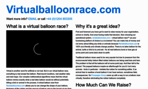 Virtualballoonrace.com thumbnail