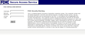 Virtualdesk.fdic.gov thumbnail