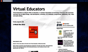 Virtualeducators.blogspot.com thumbnail