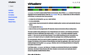 Virtualenv.pypa.io thumbnail