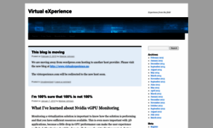 Virtualexperience.wordpress.com thumbnail
