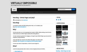 Virtuallyimpossible.co.uk thumbnail