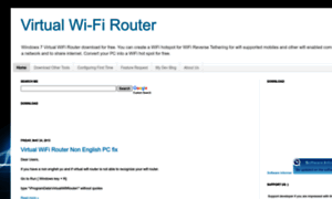 Virtualwifirouter.com thumbnail