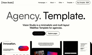 Vision-studio-template.webflow.io thumbnail